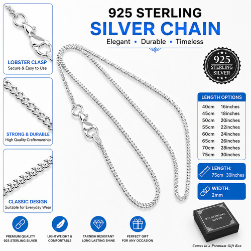 Genuine 925 sterling silver - 925,
