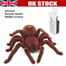 Remote Control Creepy Soft Plush Spider Infrared RC Tarantula Kids Toys Gift