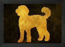 Labradoodle dog Framed Wall