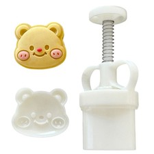 Cartoon Bear Moon Cake Press