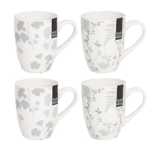 Set floral new bone china - new,