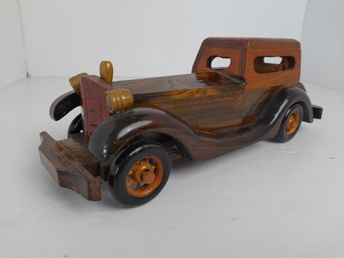 Handmadebvintage wooden car - handmadebvintage,