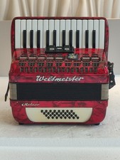 Piano accordion akkordeon  WELTMEISTER METEOR  32 bass