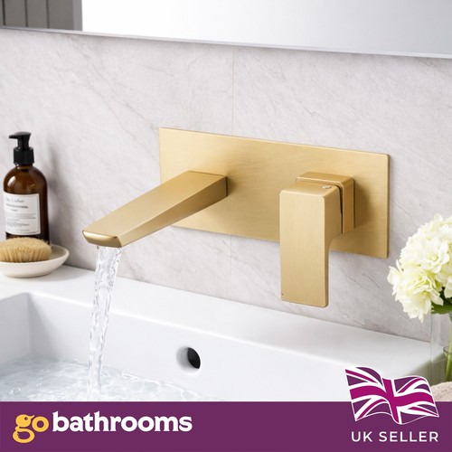 Brushed gold wall mounted - brushed,