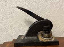 Vintage Shaw & Sons London Embossing Press BEN GOULDEN LTD 