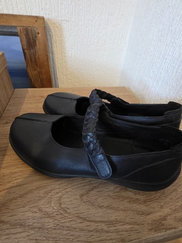 Hotter shake black leather - ii,