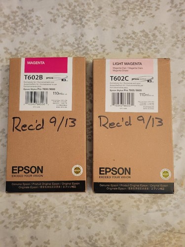 Genuine epson t602b - 2, )