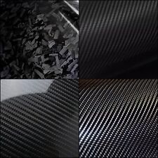 3D/4D/5D Forged Black Carbon Fibre Vinyl Car Wrap - Vehicle Film Sticker