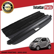 BLACK RETRACTABLE PARCEL SHELF CARGO LOAD COVER FOR SMART FORTWO 451 2007-2013
