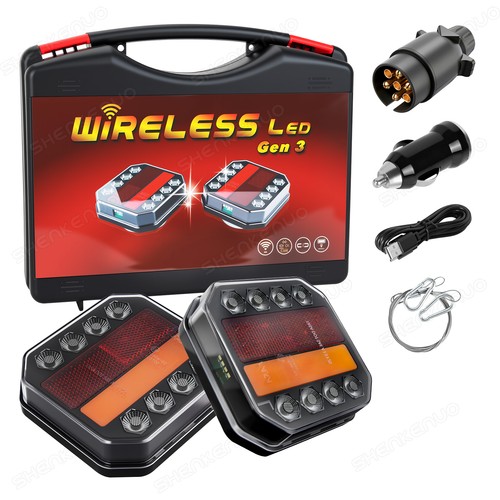 Wireless rear trailer lights - rear,
