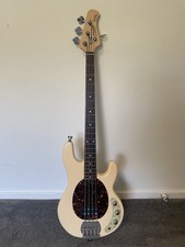 Sterling Musicman Stingray Sub Series Bass Guitar Ivory Beautiful.