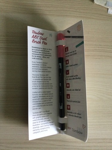 Tombow brush lettering - brush, pen