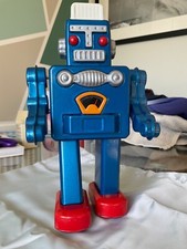 vintage clockwork blue metal