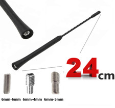 FOR BMW MINI COOPER BLACK RUBBER REPLACEMENT AM/FM AERIAL ANTENNA ROOF MAST 24cm