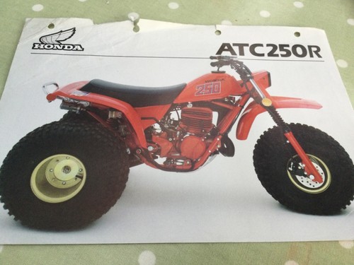 Honda atc 250r trike genuine - honda,