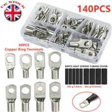140PCS Car Copper Ring Lugs