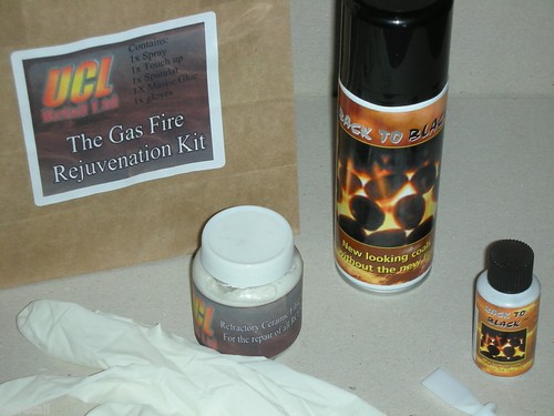 Gas fire rejuvination kit - gas,