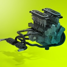 LAMBORGHINI MIURA enigne - 3D print 1:8 1:12 1:18 1:24 revell tamiya italeri