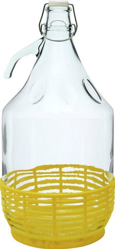 Glass demijohn 5 litre - glass,