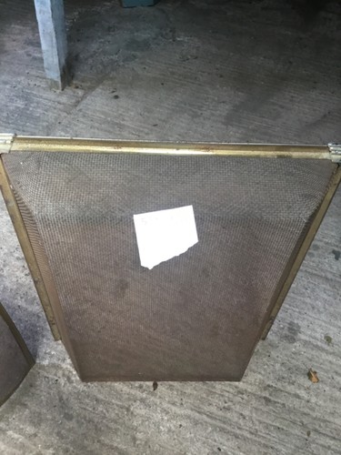 Fireguard brass colour - fireguard,