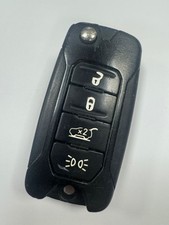 GENUINE JEEP 4 BUTTON REMOTE FLIP KEY FOB RENEGADE ETC TESTED & WORKING !