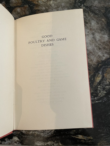 Vintage 1953 good poultry - 1953,