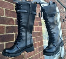 VOLATILE BLACK FAUX LEATHER UK