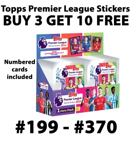 Topps premier league 2026 - topps,