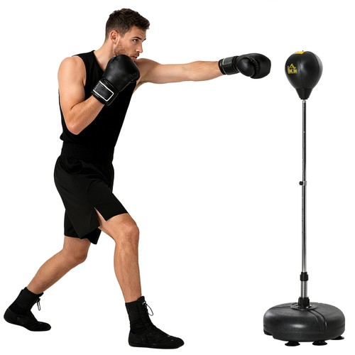 Homcom punching bag - bag, with