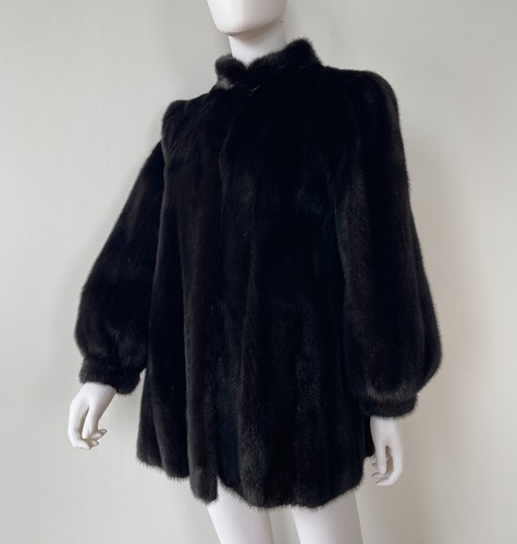 Real natural black mink - real,