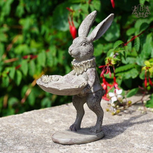 Hare with tray bird feeder - tray,