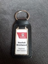 Genuine Vauxhall Toomey Motor Group Brentwood Essex leather Keyring