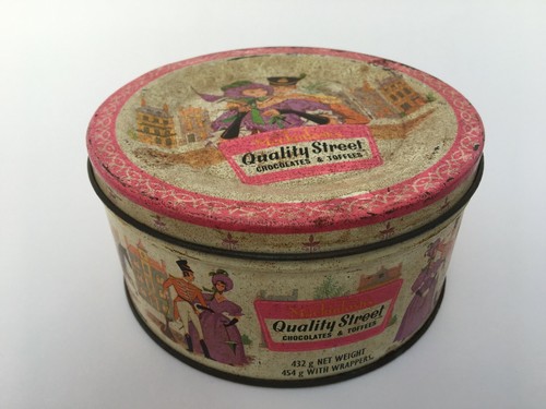 Vintage tin litho container - litho,