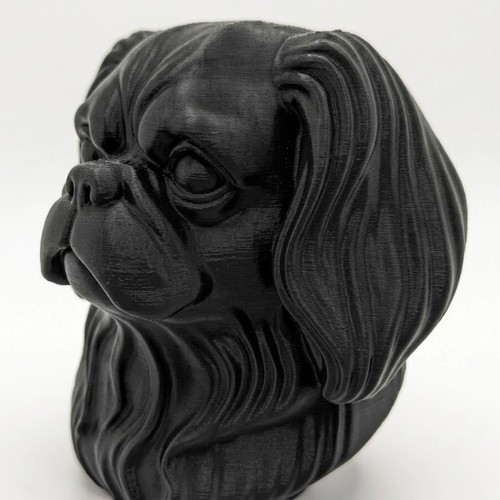 Pekingese dog bust home - pekingese,