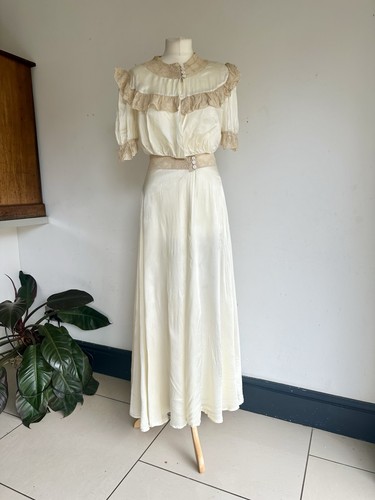 Vintage 1940s satin - 1940s, night
