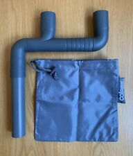 Colapz Adjustable Double Caravan Waste Water Outlet Hose Pipe Adapter Downpipe