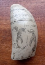 Scrimshaw Faux  Whale Tooth