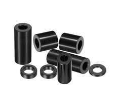 Black Anodised Aluminium Spacers M3 M4 M5 M6 M8 M10 M12  Standoff Spacer bushing