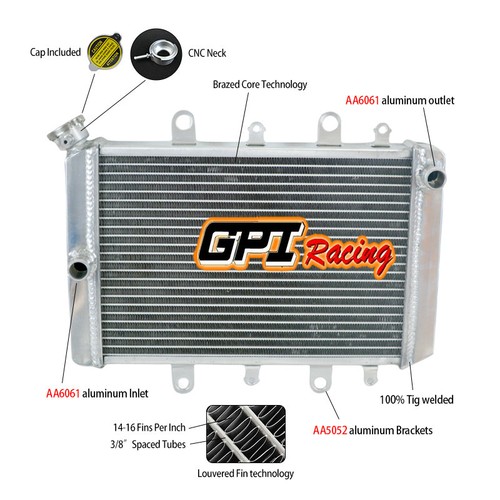 Alloy radiator fit yamaha - alloy,