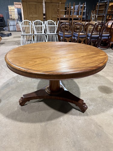 Mahogany tilt top table - mahogany,