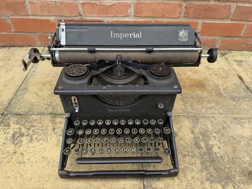 Vintage imperial typewriter - vintage,