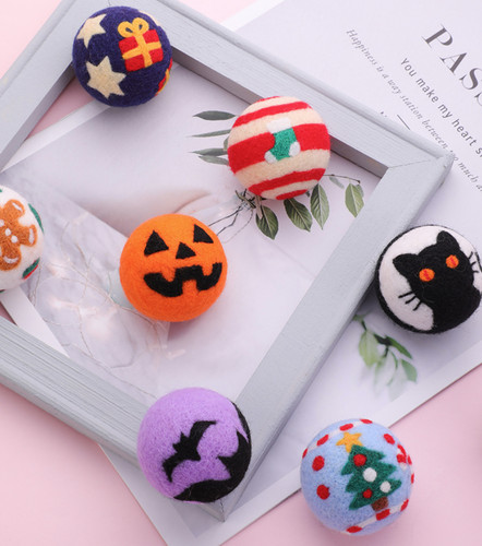 Wool felt pet toy - felt,