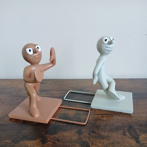 Morph and chas bookends - bookends,