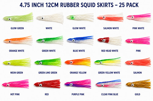 Pack 75 12cm rubber - -, 4.75"