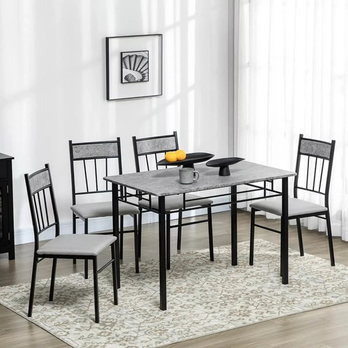 Modern dining table and - and, chairs