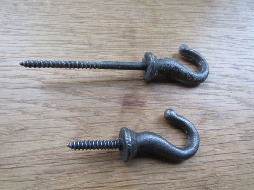 Screw hook cast iron - hook,