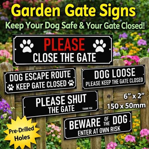 Please close the gate - , beware