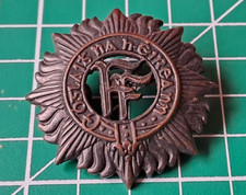 Early example of the Irish Army Cap Badge, Irish Defence Forces, Ireland