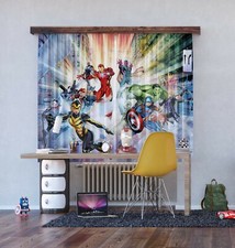 Net Photo Curtains Marvel kids