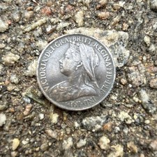 1837-1897 Queen Victoria .925 Silver 9.6g Diamond Jubilee Commem Medallion Coin